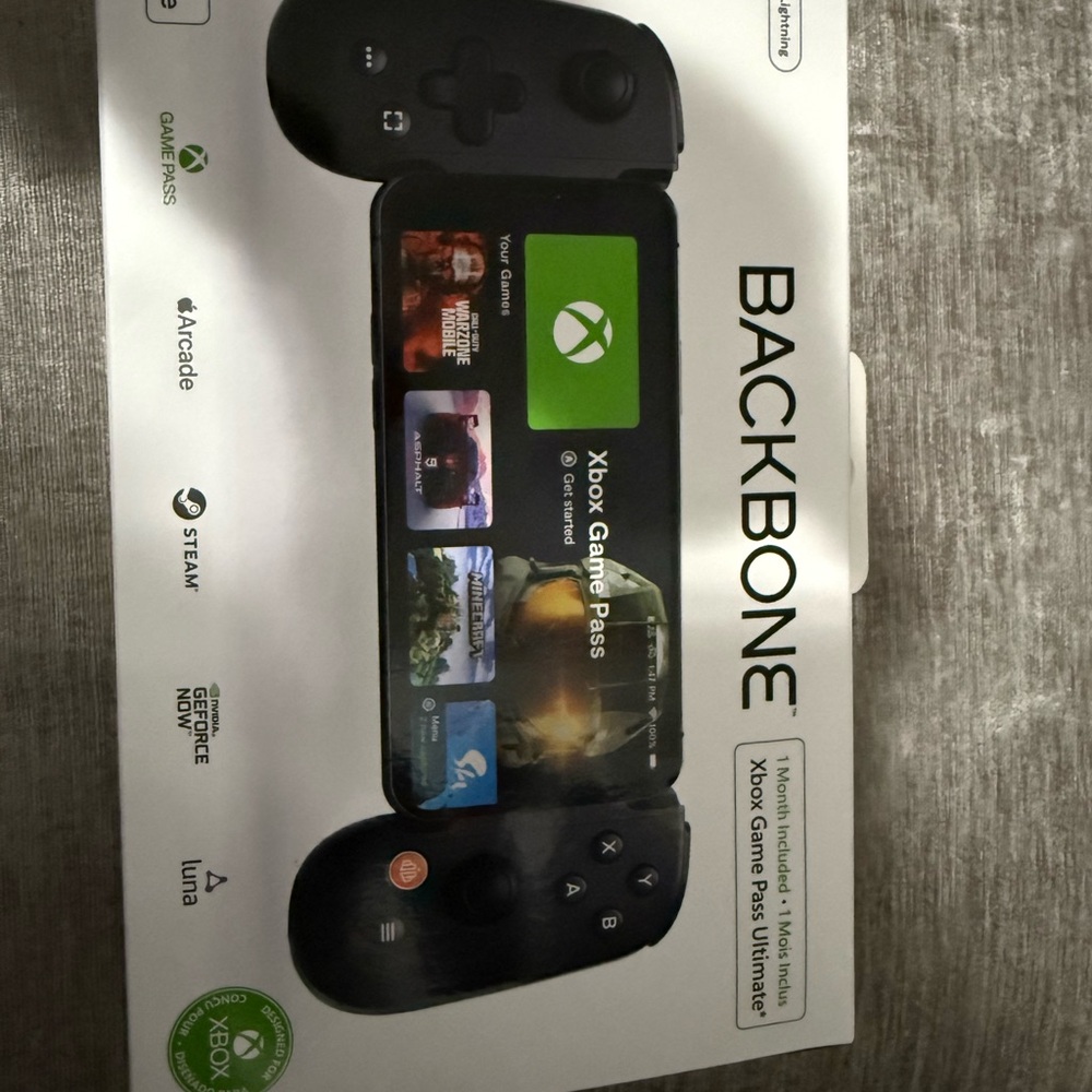 Black Backbone Xbox Lighting